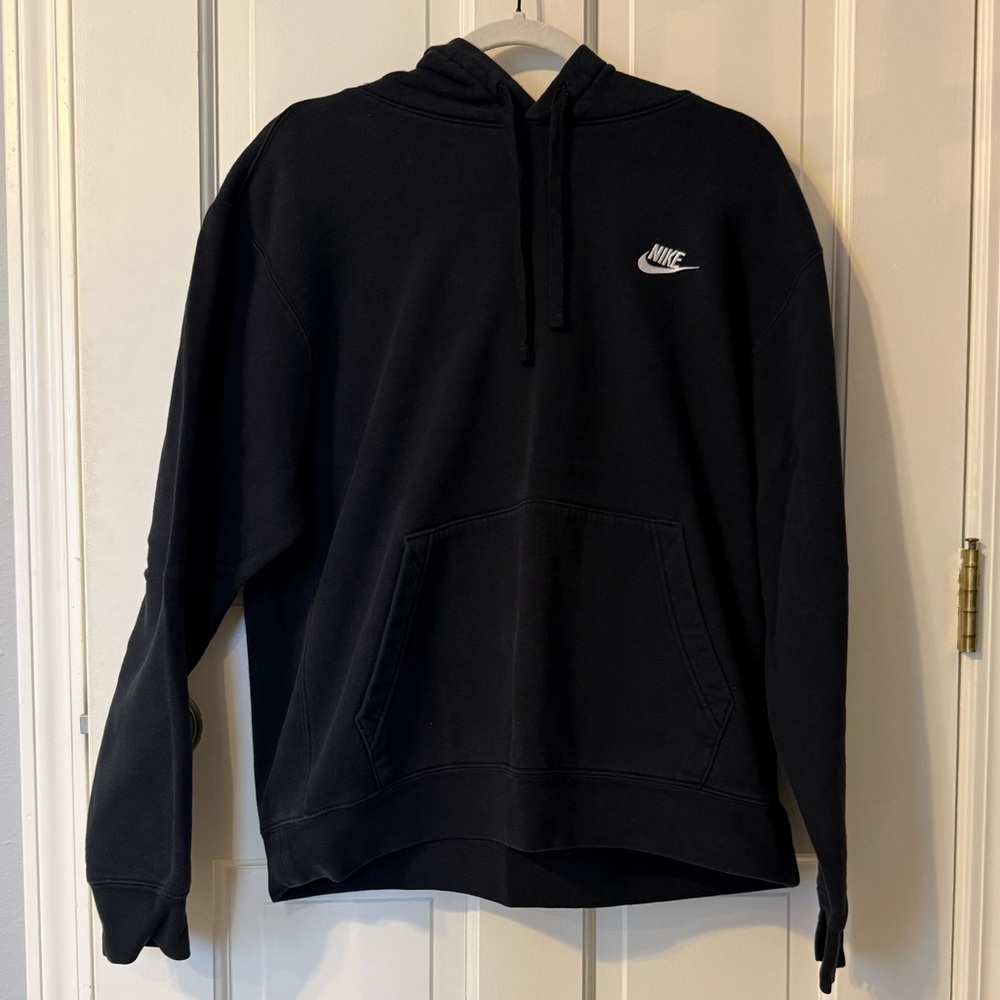 Nike Men's Sportswear Club Fleece Black Hoodie